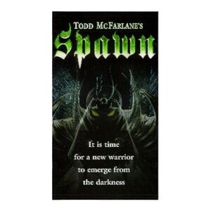 TODD MCFARLANE'S SPAWN (VHS, 1997, UNRATED VERSION) (HBO) HOLOGRAPHIC COVER